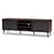 Baxton Studio Samuel Mid-Century Modern Brown and Dark Grey Finished TV Stand 148-8669 - alternate 1